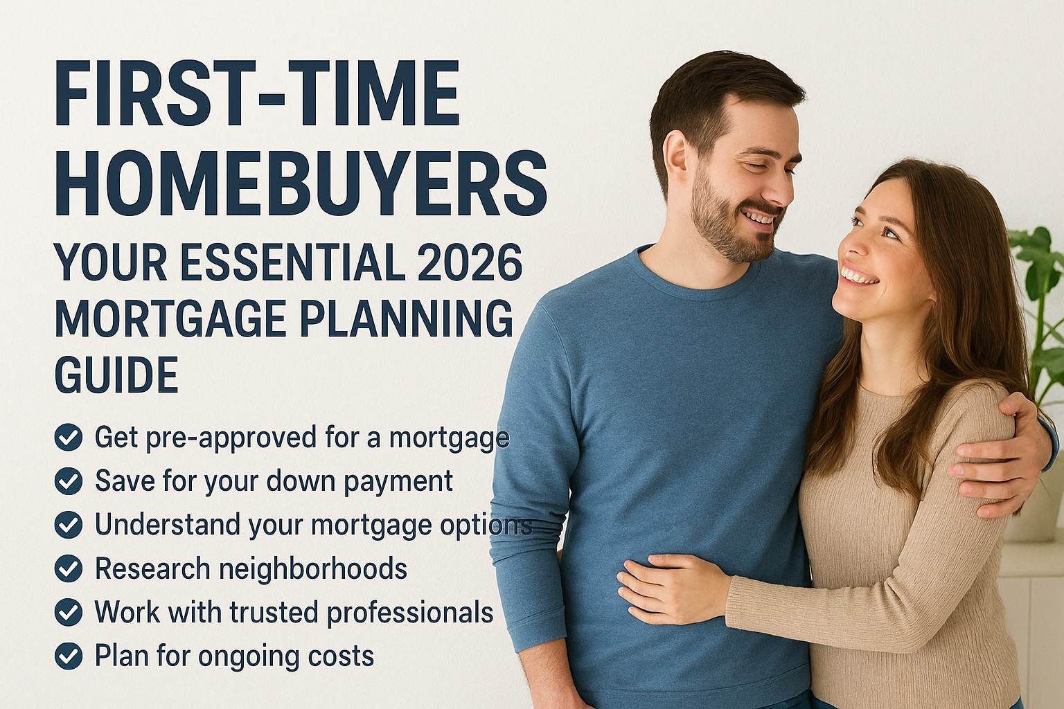 First-Time Homebuyers: Your Essential 2026 Mortgage Planning Guide