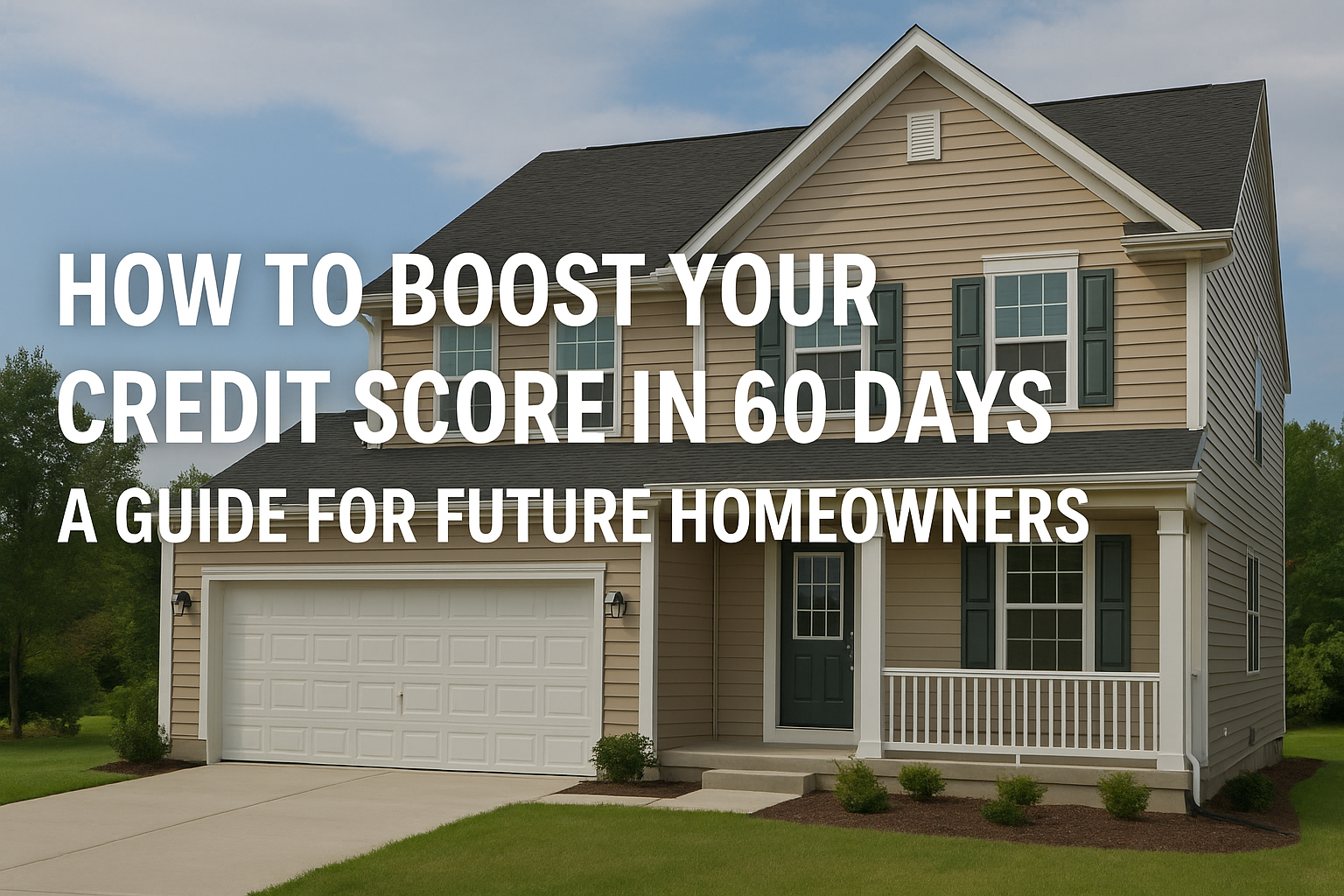 How to Boost Your Credit Score in 60 Days: A Guide for Future Homeowners in Atlantic Canada
